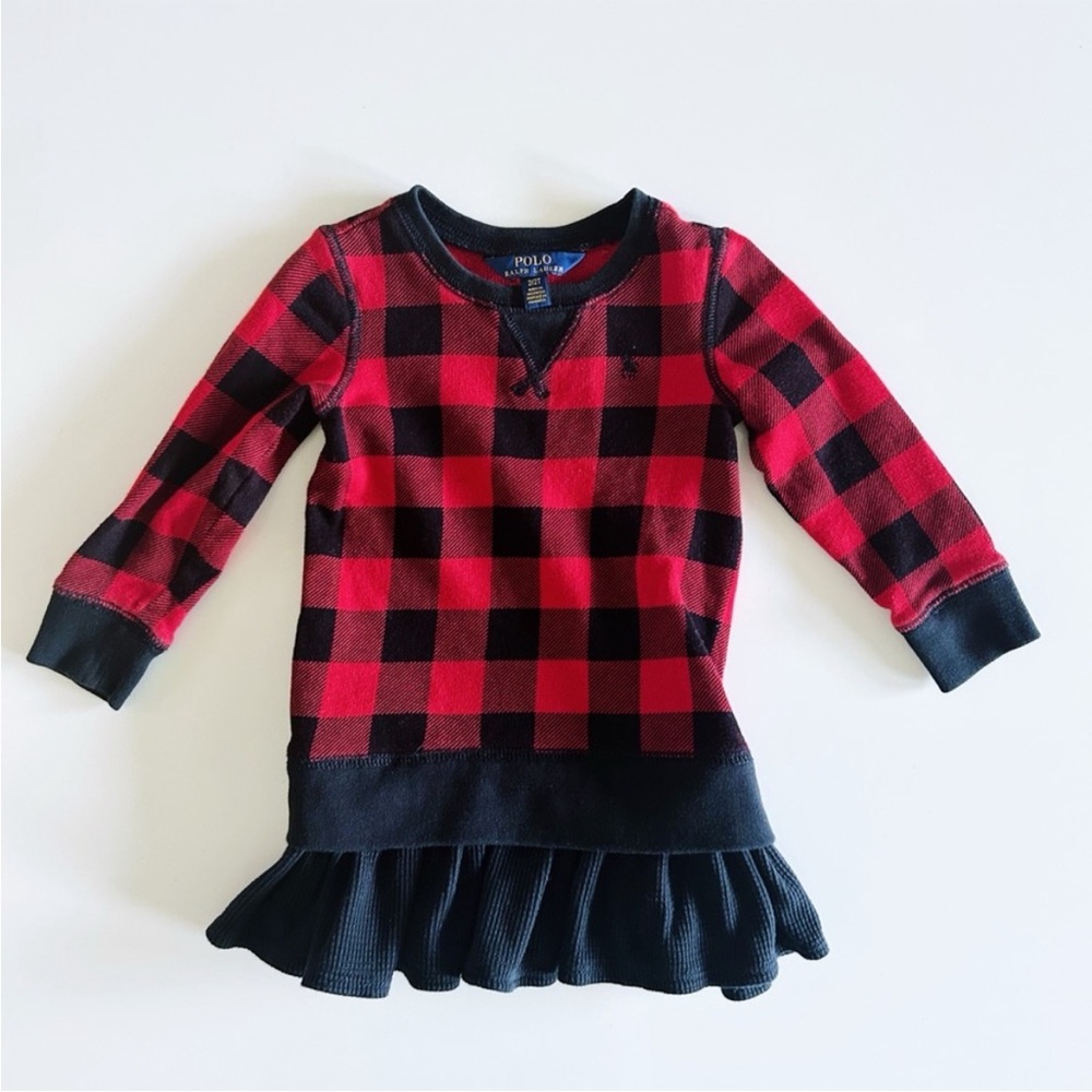 Polo Ralph Lauren Plaid Toddler Girl Dress - 2T